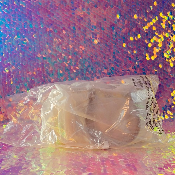 Pastel Goth Blk Rainbow Holographic Chains Buckle Bag - Picture 8 of 11